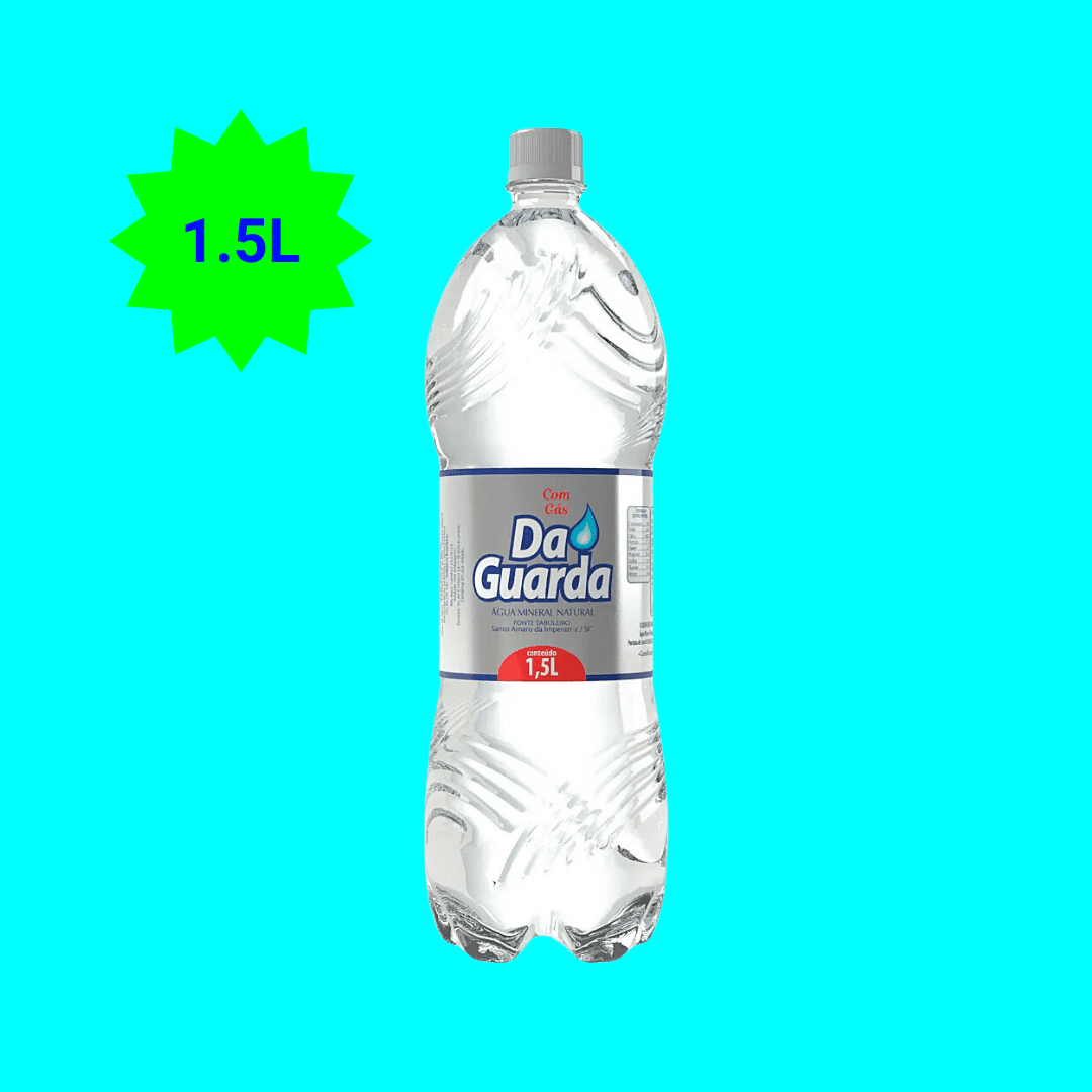 Água 1.5L Da Guarda c/Gás — GásExpress Florianópolis